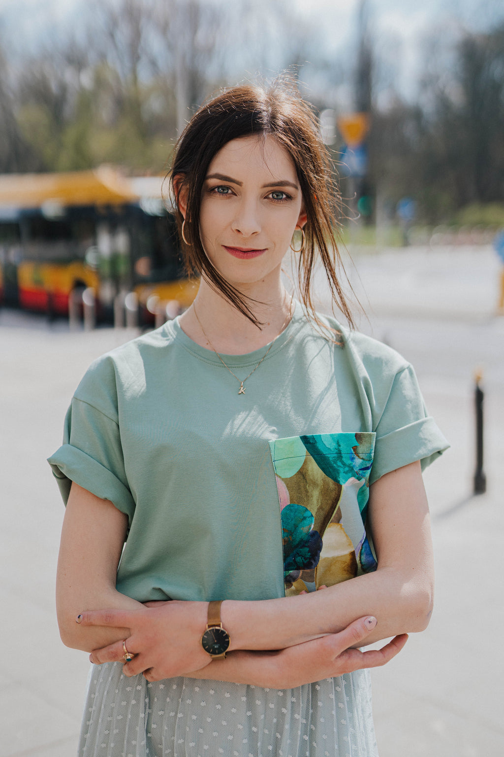 Randomized Baby-Blue Oversize Tshirt