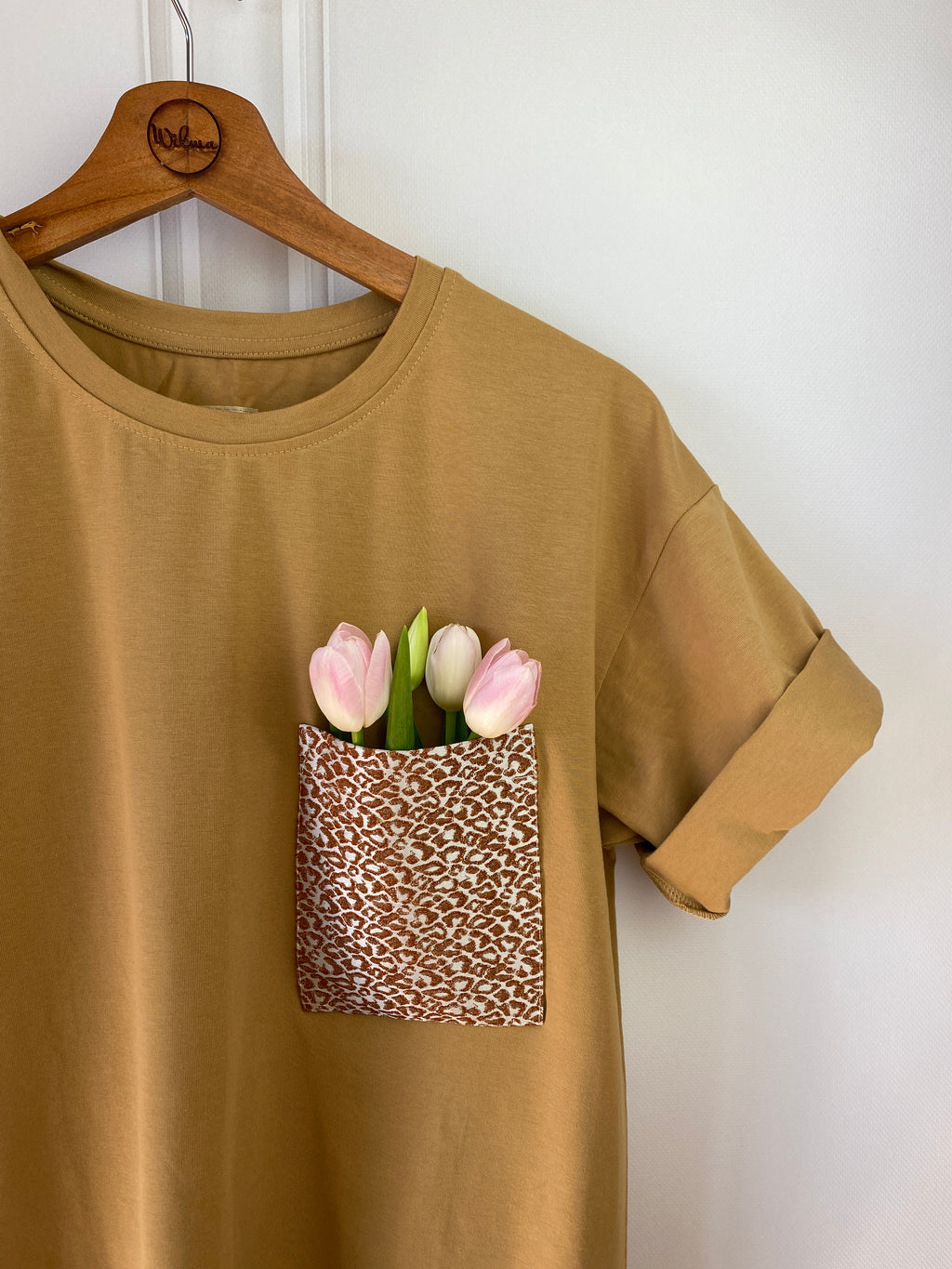 Randomized Beige-Brown Oversize TShirt