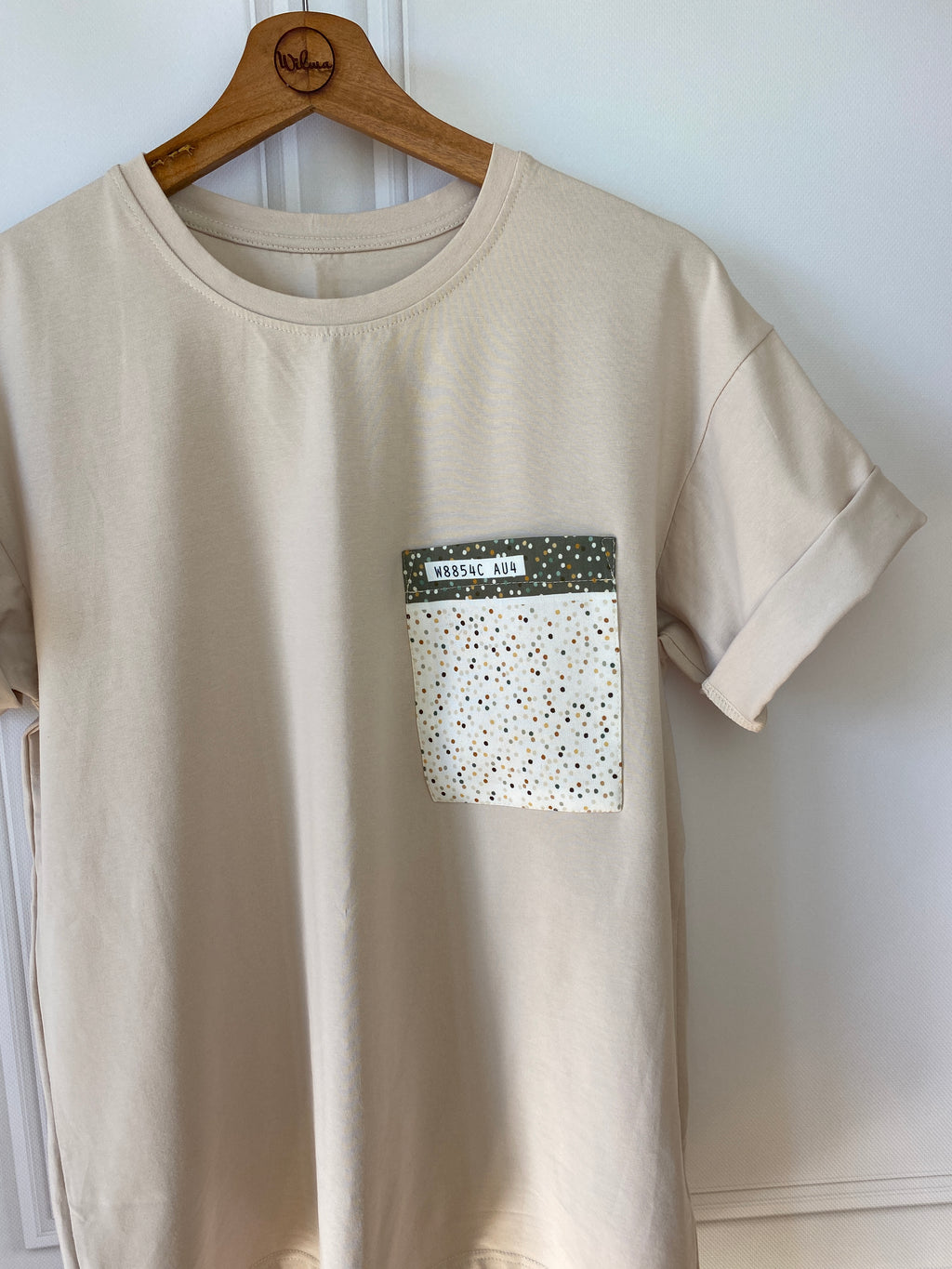 Randomized Beige Oversize TShirt