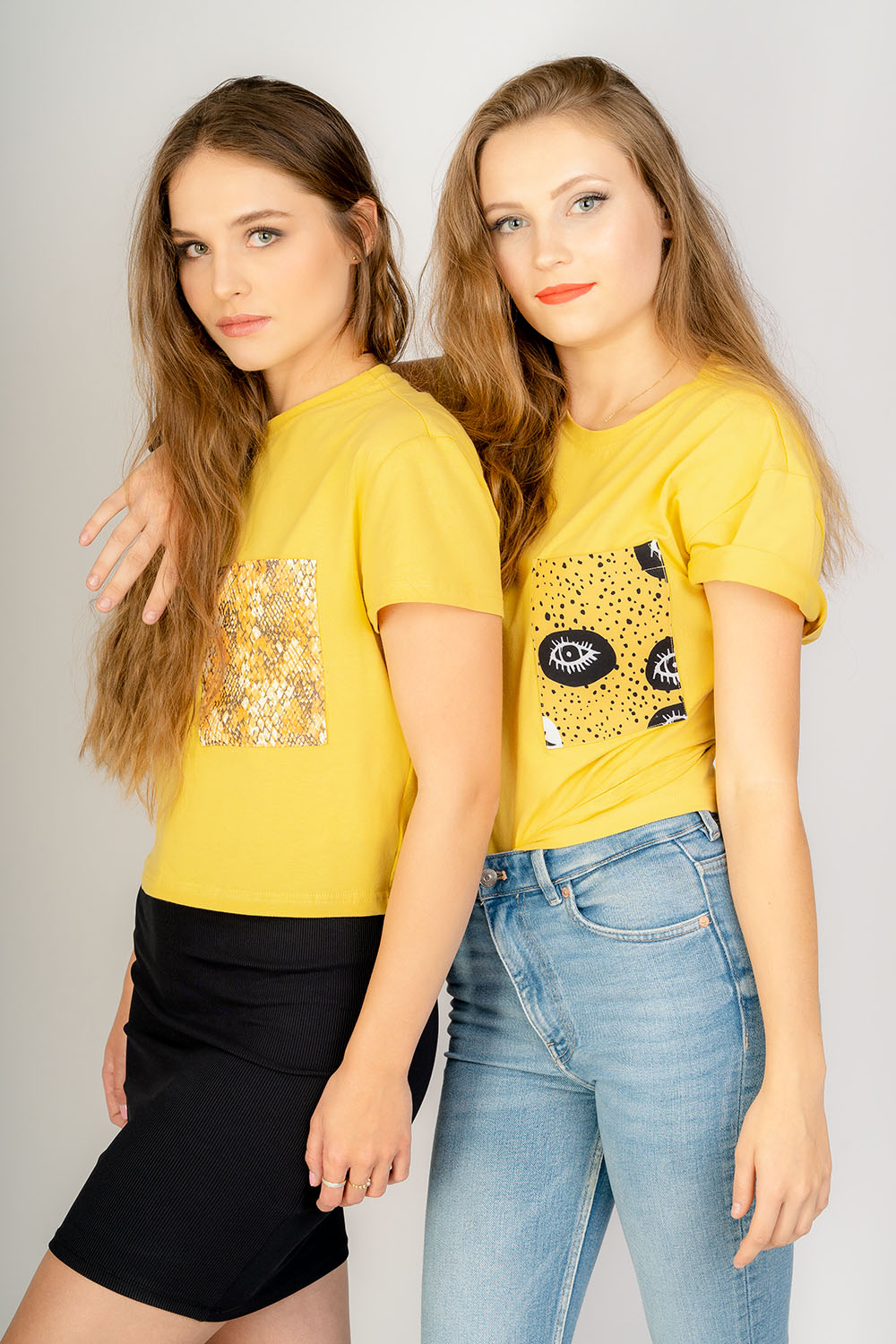 Randomized Mustard Oversize TShirt