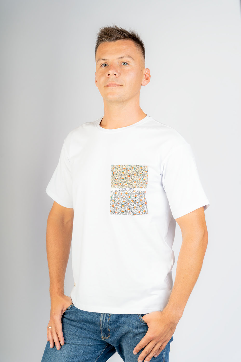 Randomized Beige Oversize TShirt