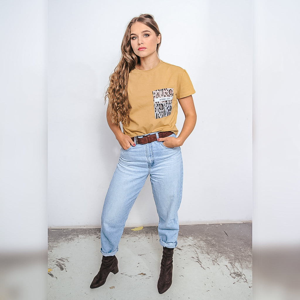 Randomized Beige-Brown Oversize TShirt