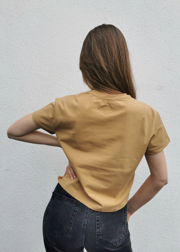 Randomized Beige-Brown Oversize TShirt